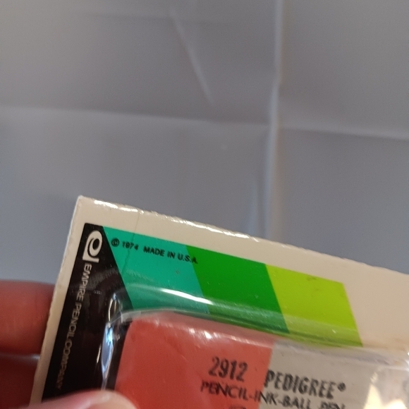 Pedigree Ink And Pencil Eraser VTG 1974 GOOD HOUSEKEEPING SEAL Empire Company - Picture 4 of 5